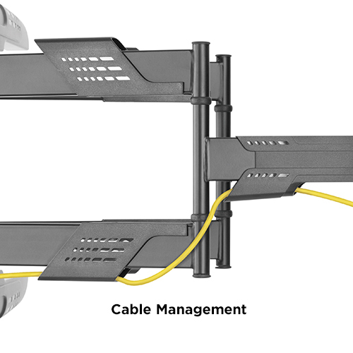 Ultra-Slim Low Profile Full-Motion TV Wall Mount LPA59-466 For most 37"~80" TVs from china(chinese)