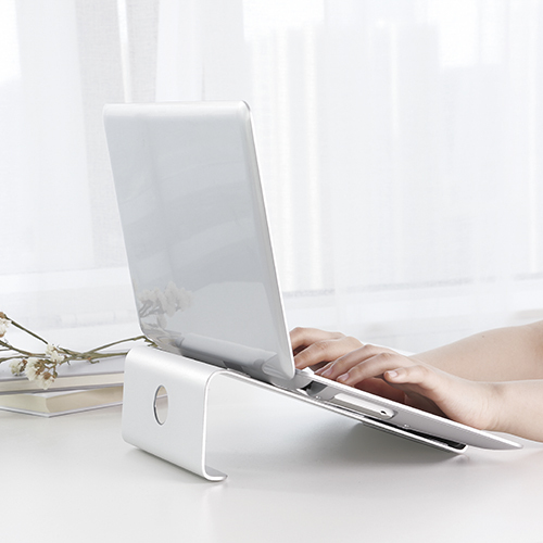 Sturdy Aluminum Laptop Riser AR-7 Compatible with Macbooks, most 11-15” laptops and tablets from china(chinese)