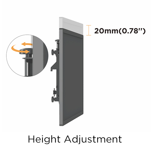 Micro-Adjustment Bracket for Video Wall Mount LVS02-40M Compatible with LVS02/LVC03-FL Series from china(chinese)