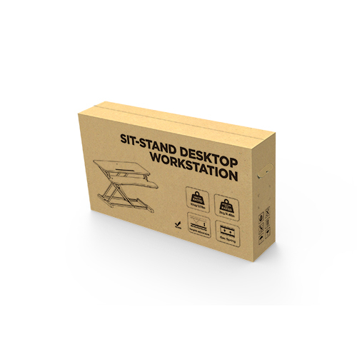 キーボードトレイデッキ付きガススプリング式昇降デスクコンバーター（コンパクトMDFボード表面） DWS28-01N ロープロフィールで十分な作業面 from china(chinese)