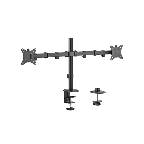 Dual-Monitor Steel Articulating Monitor Mount LDT66-C024 For most 17”-32” monitors from china(chinese)