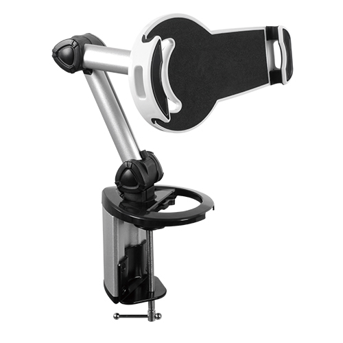 Aluminum Tablet Desk Clamp Holder (Desk Clamp) PAD18-02 For Most 7"-10.4" Tablets from china(chinese)