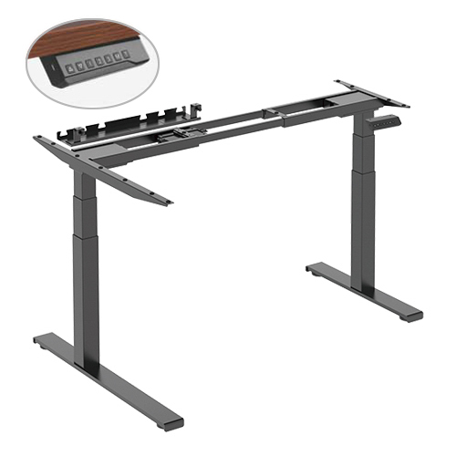 2-leg L-shaped Dual Motor Sit-Stand Desk M07-23DL Left or Right - Made Easy! from china(chinese)