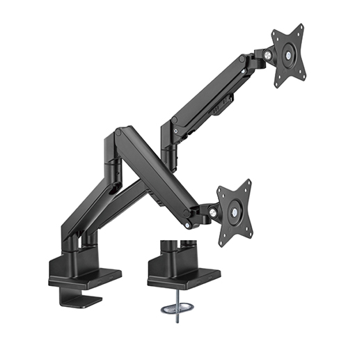 Dual Monitor Thin Gas Spring Monitor Arm LDT62-C024 For most 17"~32" Monitors from china(chinese)