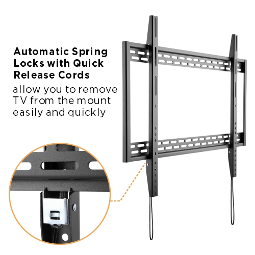 how to remove tv from wall mount with strings