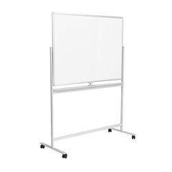 Mobile Double-Sided Magnetic Dry-Erase Whiteboard