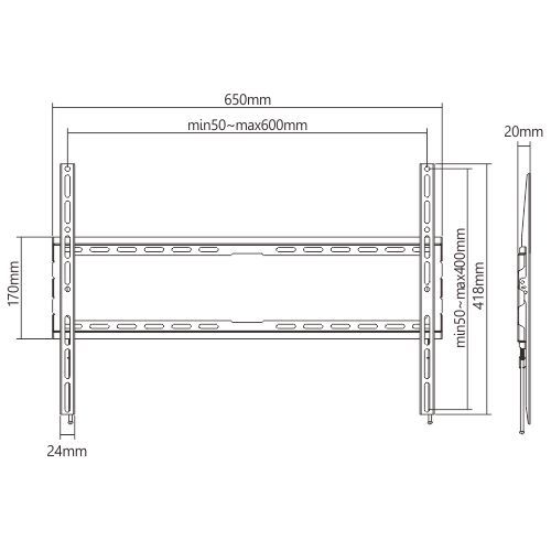 Super Economy Low-Profile Fixed TV Wall Mount KL32-46F Priced right for today’s competitive TV wall mount market!  from china(chinese)