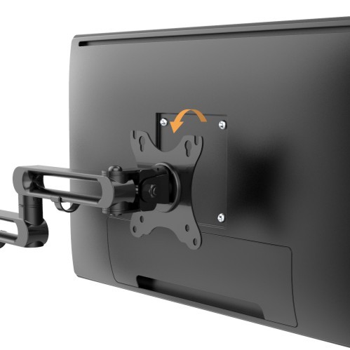 Single Monitor Premium Aluminum Articulating Monitor Arm LDT30-C012 Combining the elegance look and ergonomics from china(chinese)