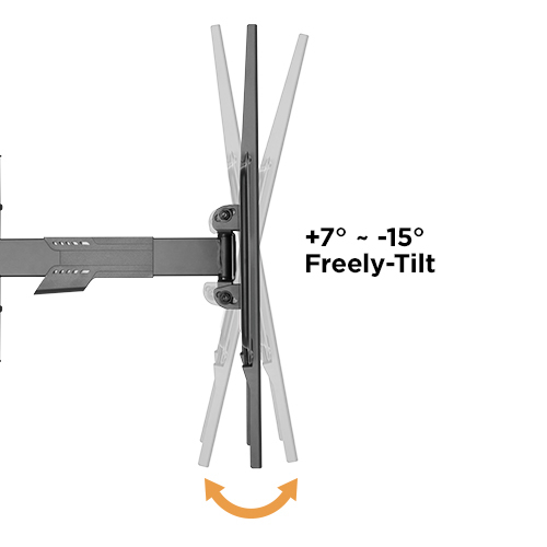 Ultra-Slim Low Profile Full-Motion TV Wall Mount LPA59-466 For most 37"~80" TVs from china(chinese)