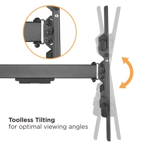 Extra Long Arm Full-Motion TV Wall Mount  LPA49-483XLD For Most 43"-80" Flat Panel TVs from china(chinese)