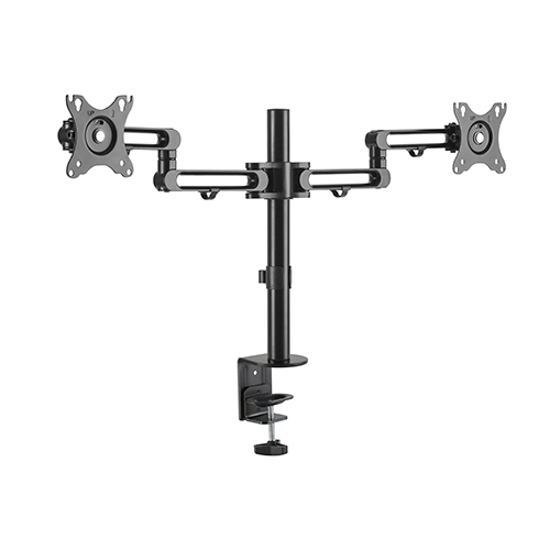 Dual Monitors Premium Aluminum Articulating Monitor Arm LDT30-C024 Combining the elegance look and ergonomics from china(chinese)