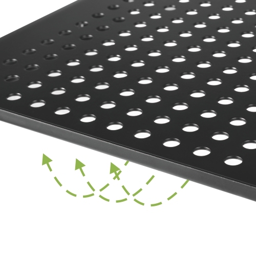 Two-Tier Steel Laptop/Monitor Riser STB-085 Healthier Reading Position, Ventilated Design from china(chinese)