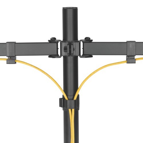 Dual Monitors Economical Steel Articulating Monitor Arm LDT42-C024 For Most 17"-32" Monitors from china(chinese)