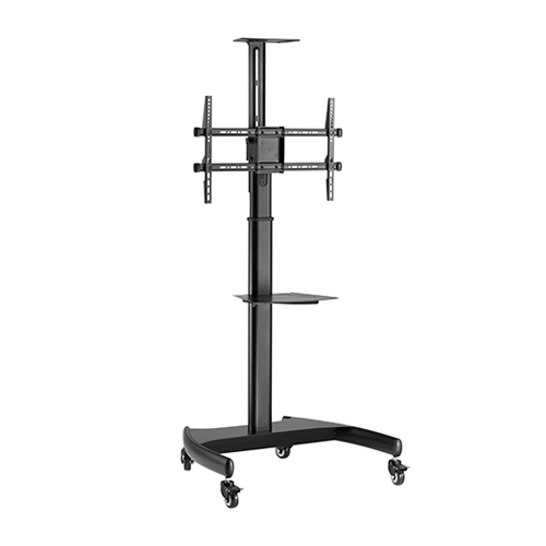 Telescopic Height-Adjustable Steel TV Cart Supplier and Manufacturer- LUMI