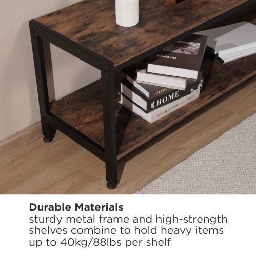 2層インダストリアル風のメディアコンソール(大) WP2002L 都市と田舎風のロフトアピールのミックス from china(chinese)