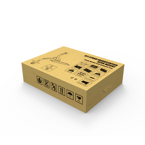 Gas Spring Floating Sit-Stand Desk Converter with Single Monitor Mount  DWS21-C01 For 17"~32" Monitors from china(chinese)