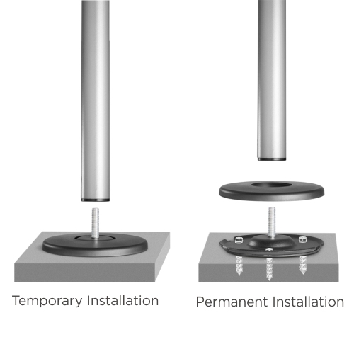 Premium Floor-to-Ceiling TV Mount LP63-46T No wall, No problem from china(chinese)