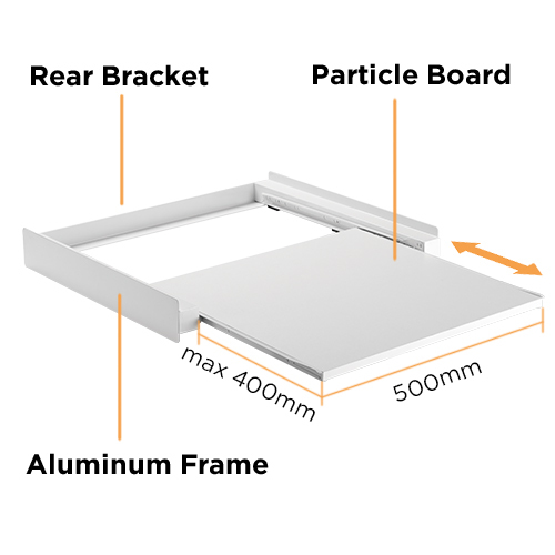 Laundry Stacking Kit with Pull-Out Shelf (Fits 60x60cm Appliances) WDS-01 Free up Floor Space in Tight Laundry Rooms or Closets from china(chinese)