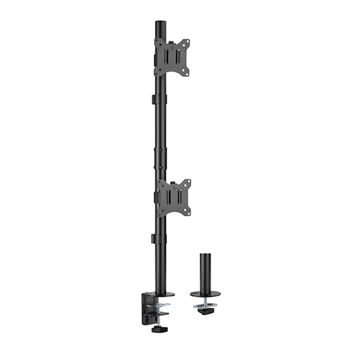 SOPORTE MONITOR PARA DOS PANTALLAS MONTAJE EN POSTE VERTICAL LDT57-C02V Para la Mayoría de los Monitores de 17"-32" from china(chinese)
