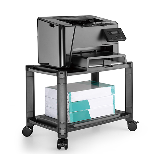 2-Tier Mobile Modular Multi-Purpose Smart Stand with Shelf (Standard Surface) AMS-4 Accommodate most laser or inkjet printers from china(chinese)