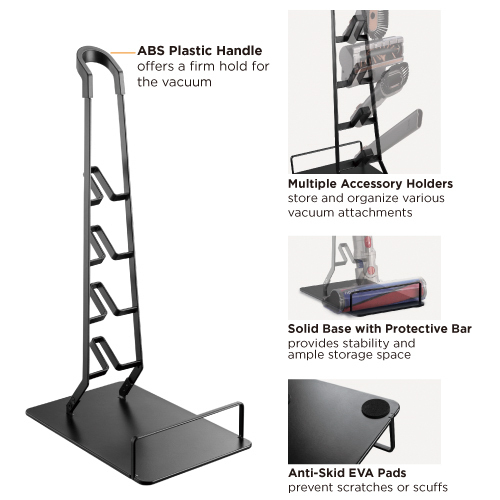 Universal Cordless Vacuum Floor Stand with Accessory Holders HAB-05-02 A Simple Solution for Optimizing Space from china(chinese)