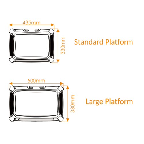 モジュラー多機能スマートスタンド（ラージ表面） AMS-1L ほとんどの13''~32''モニター、ノートパソコン、プリンター、およびその他のオフィス機器に対応 from china(chinese)