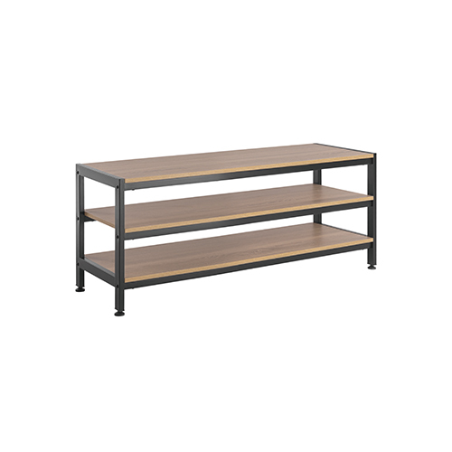 3-Tier Industrial Style Media Console (Small) WP2001S A Mix of Urban and Rustic Loft Appeal from china(chinese)
