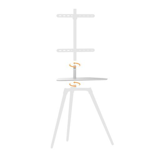 Accessory Shelf for FS19-44F-01 TV Floor Stand FS19-44F-01-A02 Provides Extra Space for Remote Controls and More from china(chinese)