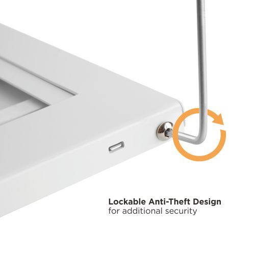 Anti-Theft Tablet Wall Mount Enclosure for 9.7" iPad 5/6 & iPad Pro (1st), 10.2" iPad 7/8/9, 10.5” iPad Air (Gen 3)/iPad Pro, 10.1" Samsung Galaxy Tab A (2019)   PAD32-01B Ideal for Trade Show, Store Display and More Public Places from china(chinese)