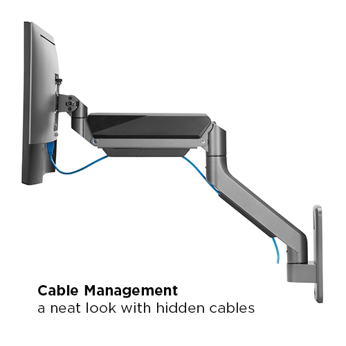 ヘビーデューティーガススプリング式モニター壁掛け金具 LDA39-1112 ほとんどの17"-35''モニターをサポートします from china(chinese)