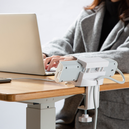 Clamp-On Power Strip Holder MH01-2 Designed for most EU & UK power strips from china(chinese)