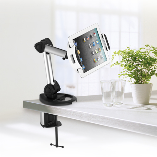Aluminum Tablet Desk Clamp Holder (Desk Clamp) PAD18-02 For Most 7"-10.4" Tablets from china(chinese)