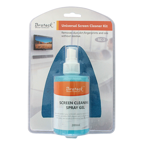 KIT LIMPIADOR DE PANTALLAS 2 EN 1 SC-2 1 x 200ml Limpiador de Pantalla + 1 x 300x300mm Paño de Perlas from china(chinese)