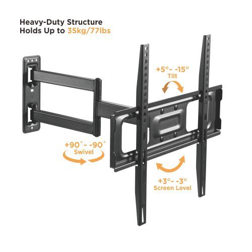 Steel Full-Motion TV Wall Mount LPA69-443 For most 32"-55" Flat Panel TVs  from china(chinese)