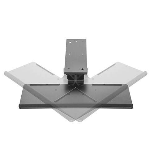 Negative Tilt & Swivel Under-Desk Keyboard Tray with Gel Wrist Rest KBT-03 Create Clutter-Free Desktops.  from china(chinese)