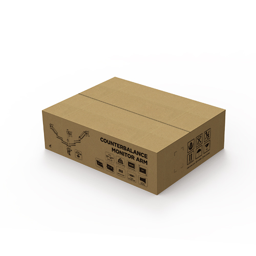 Triple Monitors Pole Mounted Premium Aluminum Spring-Assisted Monitor Arm with 3.0 USB Cables Included LDT53-C036UP For most 17"-27" Monitors from china(chinese)