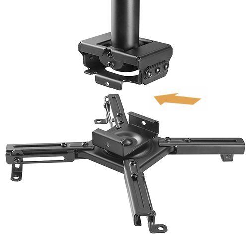 Heavy-Duty Projector Ceiling Mount (For Pitched or Flat Ceiling) PRB-20-01L Support Projectors Up to 35kg/77lbs from china(chinese)