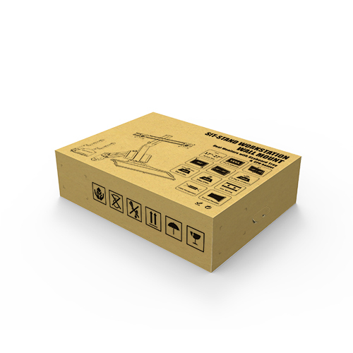 Dual Screen Premium Gas Spring Computer Wall Mount with CPU Holder   WWS05-02 For 17"~27" Monitors from china(chinese)