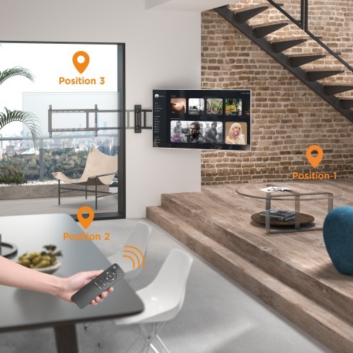 Motorized Swing TV Mount PLB-M06 Watch 1 in 3 Different Places from china(chinese)