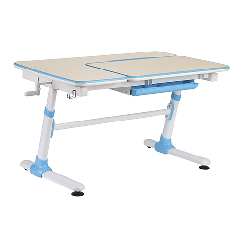 Height Adjustable Children Desk (1190x730mm/46.9"x28.7", Right Up) E502 Right Up Tiltable Desktop | Compartment Drawer from china(chinese)