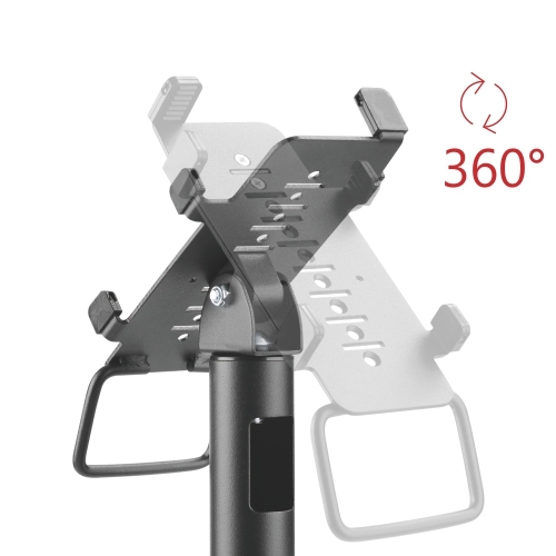 Swivel & Tilt Credit Card Terminal Stand for VeriFone VX 820 PTS-01 Securely and Invisibly Holds the Terminal in Place with Lockable Latch from china(chinese)