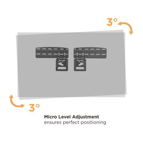 Micro-Gap Fixed TV Wall Mount LED-18Q Compatible with most 43"~85" Samsung TVs and 50"-85" Frame TVs from china(chinese)