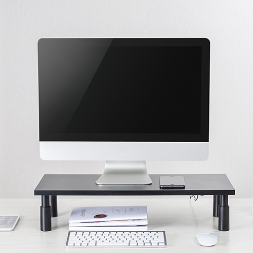 Height Adjustable Particle Board Desktop Monitor Stand STB-115 Keep It Still, Simple. from china(chinese)