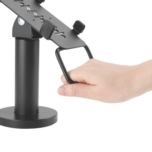 Swivel & Tilt Credit Card Terminal Stand for VeriFone VX 820 PTS-01 Securely and Invisibly Holds the Terminal in Place with Lockable Latch from china(chinese)