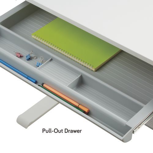 Adjustable Kids Desk and Chair Set  B301 Lockable Gas Spring Tilting Design & 45° Inclined Crossbar with Footrest from china(chinese)