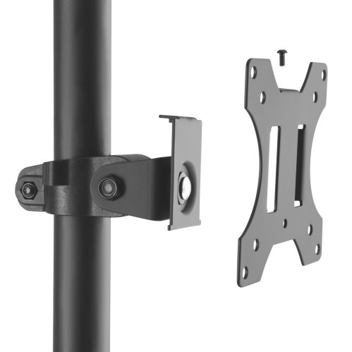 Height Adjustable Mobile Computer Workstation with Monitor Mount FWS04-1 For mobile or fixed computing and display needs. from china(chinese)