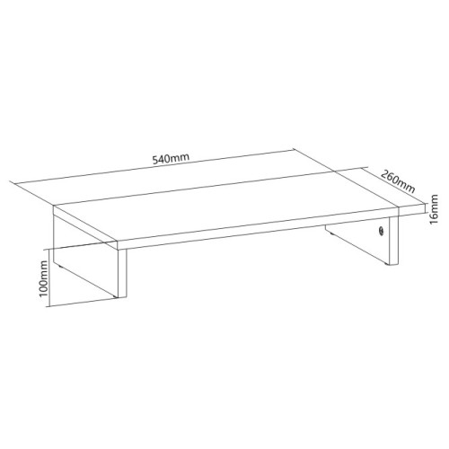 パーティクルボードデスクトップモニタースタンド STB-113 シンプルに、じっとします。 from china(chinese)