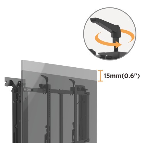 SOPORTE PARA VIDEOWALL DE MONTAJE RÁPIDO PARA PANTALLAS DE 45"-50" LVW12-50T Para la mayoría de televisores de pantalla plana LED y LCD de 45"-50" from china(chinese)