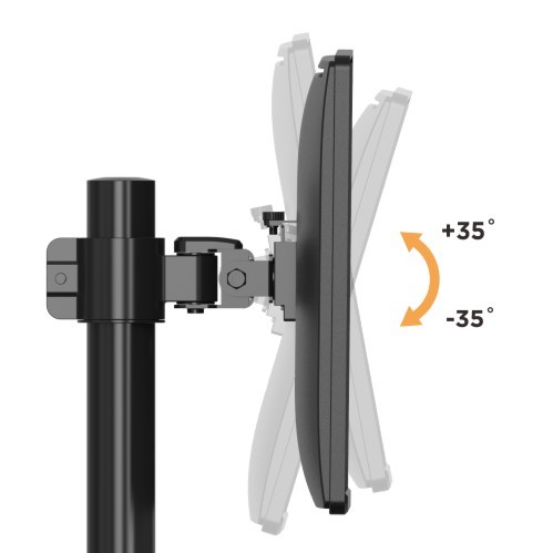 シングルモニター手頃なスチール関節式モニターアーム LDT33-C01 ほとんどの17"-32"モニター用 from china(chinese)