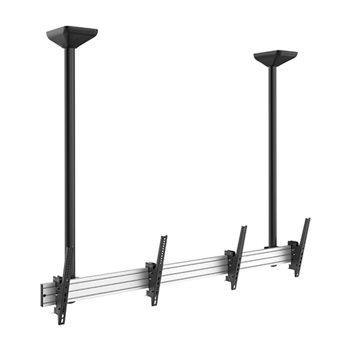 Dual Screen Menu Board Ceiling Mount with Long Pole LVC03-246TL-02 For most 45"~55" TVs from china(chinese)